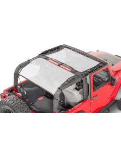 Dirtydog 4X4  Front & Rear Sun Screen for 07-18 Jeep Wrangler JK 2 Door