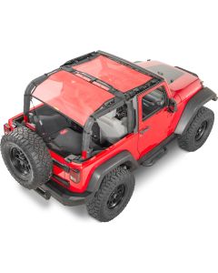 DIRTYDOG 4X4 SUN SCREEN F/R JK RED