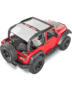 DIRTYDOG 4X4 SUN SCREEN F/R JK WHT