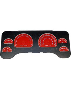USP DAYTONA GAUGE FT RED   01-06 TJ