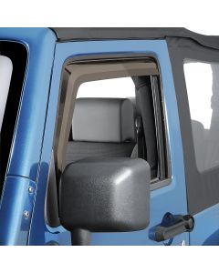 Quadratec  2pc Window Visors for 07-18 Jeep Wrangler JK
