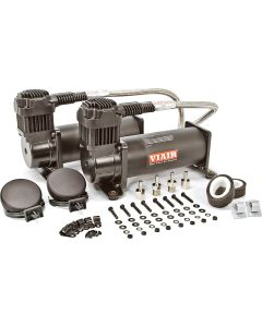 VIAIR STEALTH BLK DUAL 444C VALUE PACK