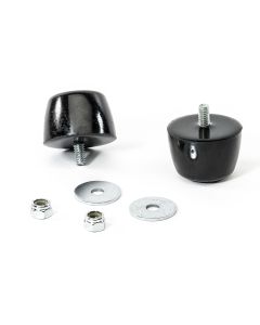 Daystar KJ71051BK Hood Bumpers for 95-15 Jeep Wrangler YJ, TJ, and JK