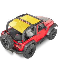 DIRTYDOG 4X4 SUN SCREEN F/R JK YEL