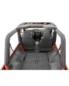 Bedrug BRLJ04R Premium Carpeted Rear Floor Covering without Cutouts for 04-06 Jeep Wrangler Unlimited LJ