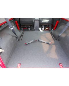 Bedrug BTLJ04R BedTred Premium Molded Rear Floor Covering without Cutouts for 04-06 Jeep Wrangler Unlimited LJ
