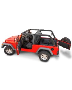 Bedrug  BedTred Premium Molded Floor Covering Kit with Cutouts without Full Center Console for 04-06 Jeep Wrangler Unlimited LJ