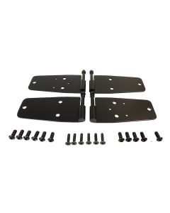 Crown Automotive RT34093 Black Stainless Steel Full Steel Door Hinge Kit for 76-93 CJ Series & Wrangler YJ