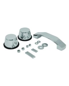 Crown Automotive RT34097 Stainless Steel Windshield Tie Down Kit for 97-18 Jeep Wrangler TJ & JK