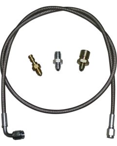 Advance Adapters 716130IR-93 Slave Cylinder Hose Kit for 87-93 Jeep Wrangler YJ & Cherokee XJ with Internal Release Throwout Bearing