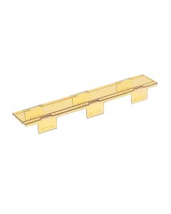 WESTIN 10IN LIGHT COVER 2ROW AMBR