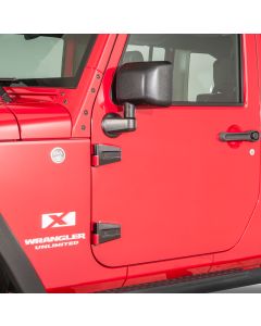 KEN DOOR HINGE SET 4PC BLK TEX JK 2DR