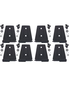 KEN DOOR HINGE SET 8PC BLK TEX JKU