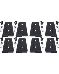 KEN DOOR HINGE SET 8PC BLK TEX JKU