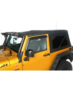 Rugged Ridge 13737.01 Sailcloth Soft Top in Black Diamond for 10-18 Jeep Wrangler JK 2 Door