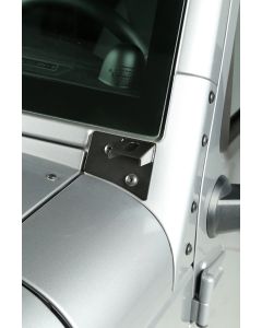 RUR WINDSHIELD LIGHT BRKTS TEX BLK JK