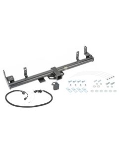 Quadratec  Premium 2" Receiver Hitch with Wiring Kit & Jeep Logo Plug for 97-06 Jeep Wrangler TJ & Unlimited