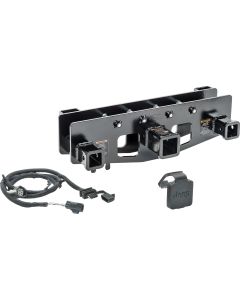 VersaHitch  2" Receiver Hitch with Wiring Kit, Jeep Logo Plug, 1.5" Receiver D-Ring Mount & 3/4" D-Ring for 07-18 Jeep Wrangler JK