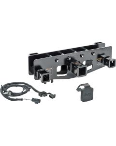 VersaHitch 2" Receiver Hitch with Wiring Kit, Jeep Logo Plug & Step for 07-18 Jeep Wrangler JK