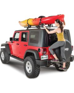 VersaHitch  2" Receiver Hitch with Wiring Kit, Jeep Logo Plug & Step for 07-18 Jeep Wrangler JK