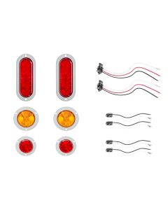 Truck-Lite ILS LED Tail Light Kit for 84-01 Jeep Cherokee XJ with JCR HD Tail Light Housings
