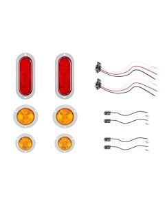 Truck-Lite ILS LED Tail Light Kit for 84-01 Jeep Cherokee XJ with JCR HD Tail Light Housings