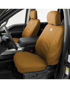 Covercraft GTJ1721CABN Carhartt Precision Fit Front Seat Covers in Brown for 13-18 Jeep Wrangler JK Unlimited 4-Door without Airbags