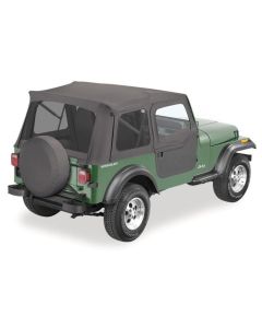 Bestop  Supertop Soft Top with Tinted Windows and 2-Piece Doors for 80-95 Jeep CJ-7 & Wrangler YJ