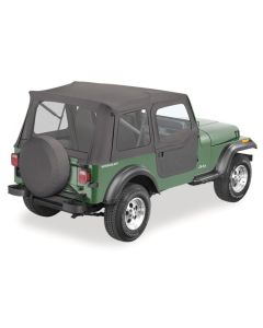Bestop Supertop Soft Top with 2-Piece Doors for 80-95 Jeep CJ7 & Wrangler YJ