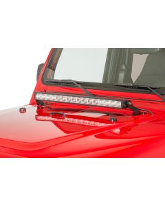 Quadratec  Hood Mount Light Bracket for 97-06 Jeep Wrangler & Unlimited TJ