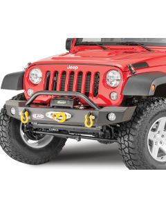 LoD Offroad JFB0747 Signature Series Mid-Width Front Winch Bumper with Bull Bar ( PowerPlant Winch only)  for 07-18 Jeep Wrangler JK 