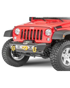 LoD Offroad JFB0735 Signature Series Shorty Front Winch Bumper without Bull Bar (PowerPlant Winch only) for 07-18 Jeep Wrangler JK