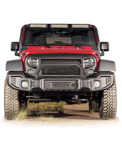 RUR STAMPED FRONT BUMPER W/HOOP JK