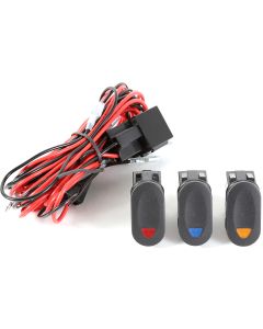 Rugged Ridge 15210.73 Light Installation Harness & Switch Kit (3-Piece) 