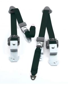 3 POINT BELTS 84-96 2DR XJ DRK GREEN 849