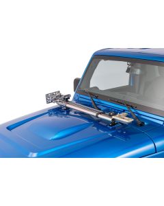 Hi-Lift  Jack X-Treme Jack 48" in Silver with Jack Hood Mount & Hood Mount Lock for 07-18 Jeep Wrangler JK