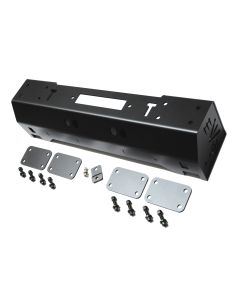 EVO Manufacturing EVO-3057B 1/4 Pounder Front Bumper in Black Powder Coated Steel for 07-18 Jeep Wrangler JK