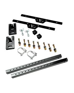 EVO Manufacturing EVO-1118B Quick Release Mudflap Bracket Kit for 07-18 Jeep Wrangler JK