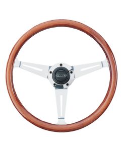Grant Products 1170 Collectors Edition Steering Wheel in Mahogany with 3 Polished Spokes