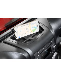 Daystar KJ71057BK Upper Dash Panel with Large Cell Phone / GPS Mount for 11-18 Jeep Wrangler JK