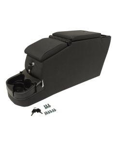 Crown Automotive RT27047 Black Denim Locking Center Console for 76-95 Jeep CJ Series & Wrangler YJ