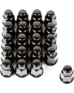 RUR 20PC LUG NUT KIT BLK 1/2-20