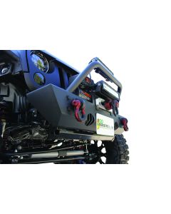 WINCH STYLE FRONT BUMPER JK BLK PWDR