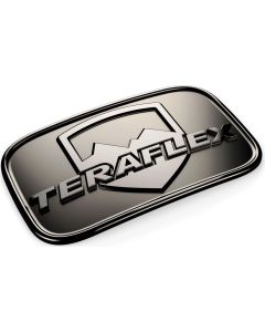 Teraflex 4798000 License Plate Delete Badge for 07-18 Jeep Wrangler JK