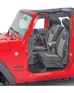 BARTACT SUPER SEAT CVRS FR 13-UP JK GRA