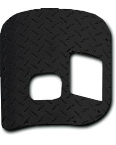 DIA PLATE SHIFTR CVR PANEL 80-86 CJ-BLK