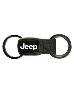 AUG LEATHER  KEY CHAIN GUN METAL