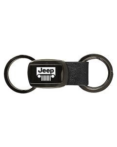 AUG LEATHER KEY CHAIN GM JEEP GRILL