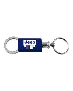 AUG ANO ALUM KEY CHAIN JEEP GRILL NAVY