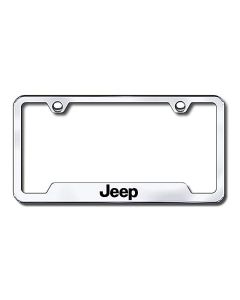 AUG JEEP LSR ETCHED CUT-OUT FRAME SS